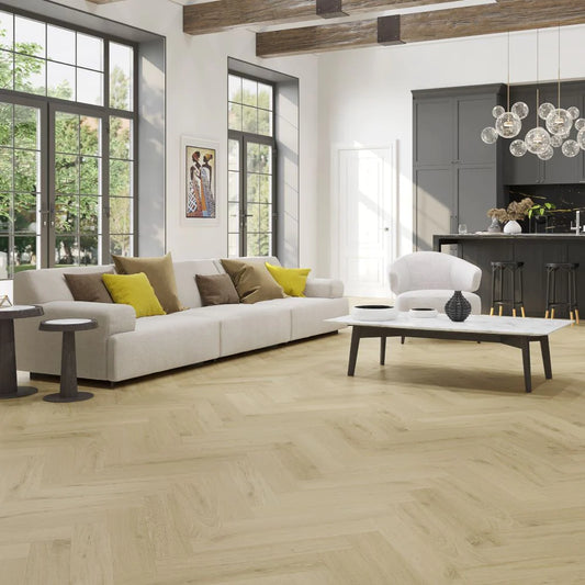 BML Herringbone American White Oak SPC Luxury Vinyl Flooring