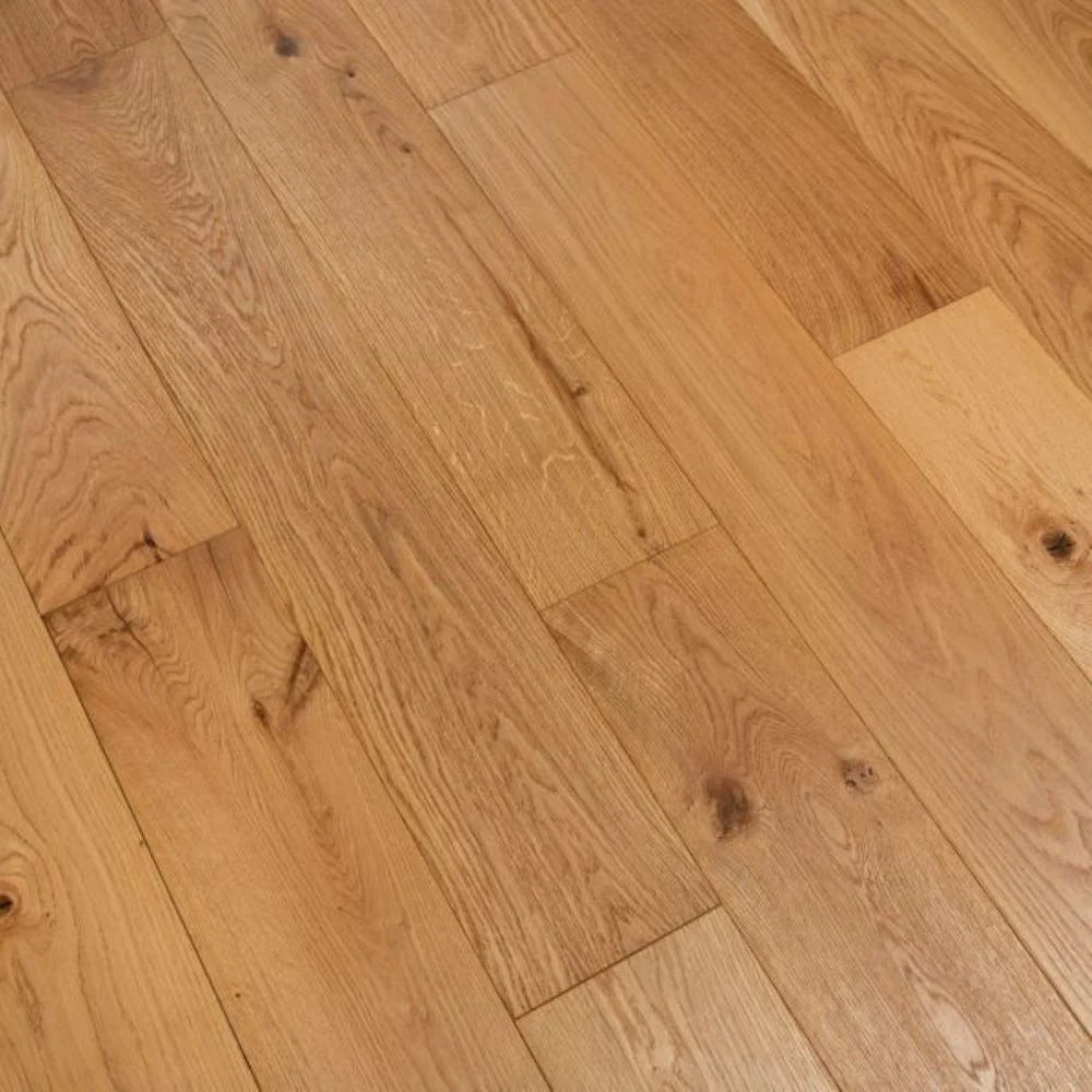 Developer Natural Brushed Oak Wood Flooring 14 x 190 x 1900 (mm)