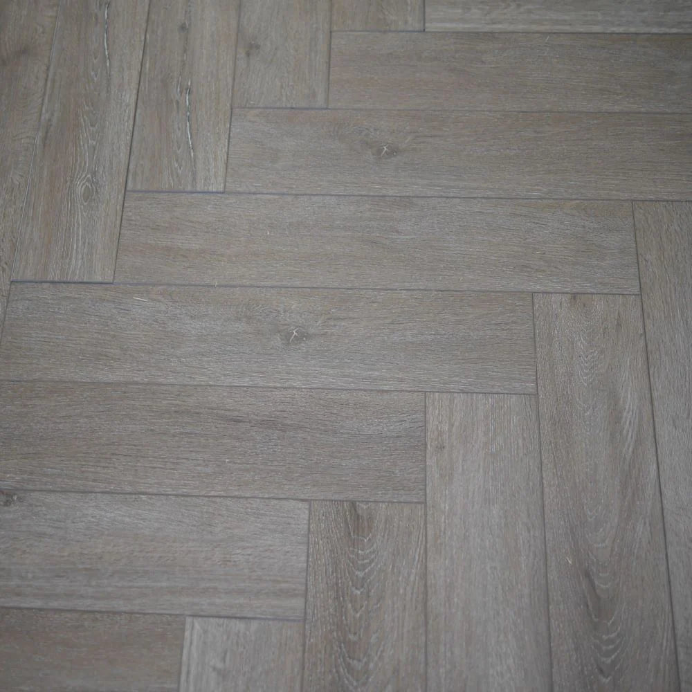 BML Herringbone Misty Smoked SPC Luxury Vinyl Flooring